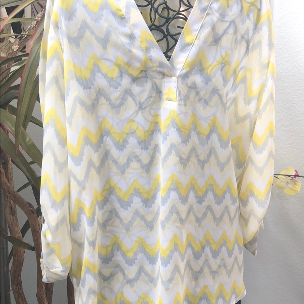Blouse. Sheer